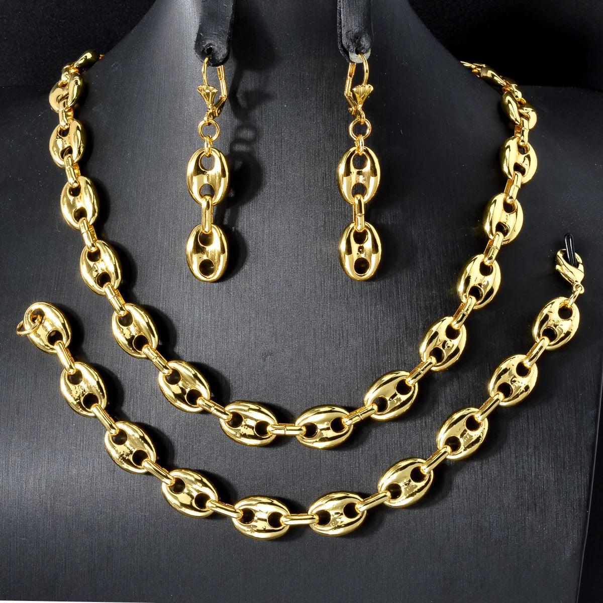 18K Gold Jewellery Set