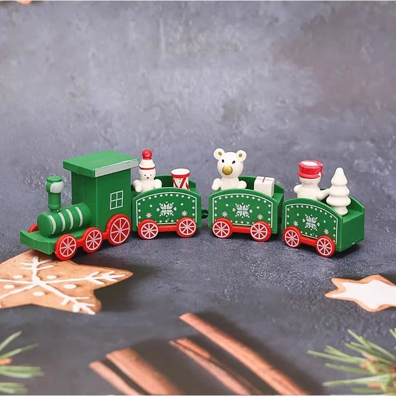 Chirstmas Santa Claus Gift Trian | Merry Christmas Decor