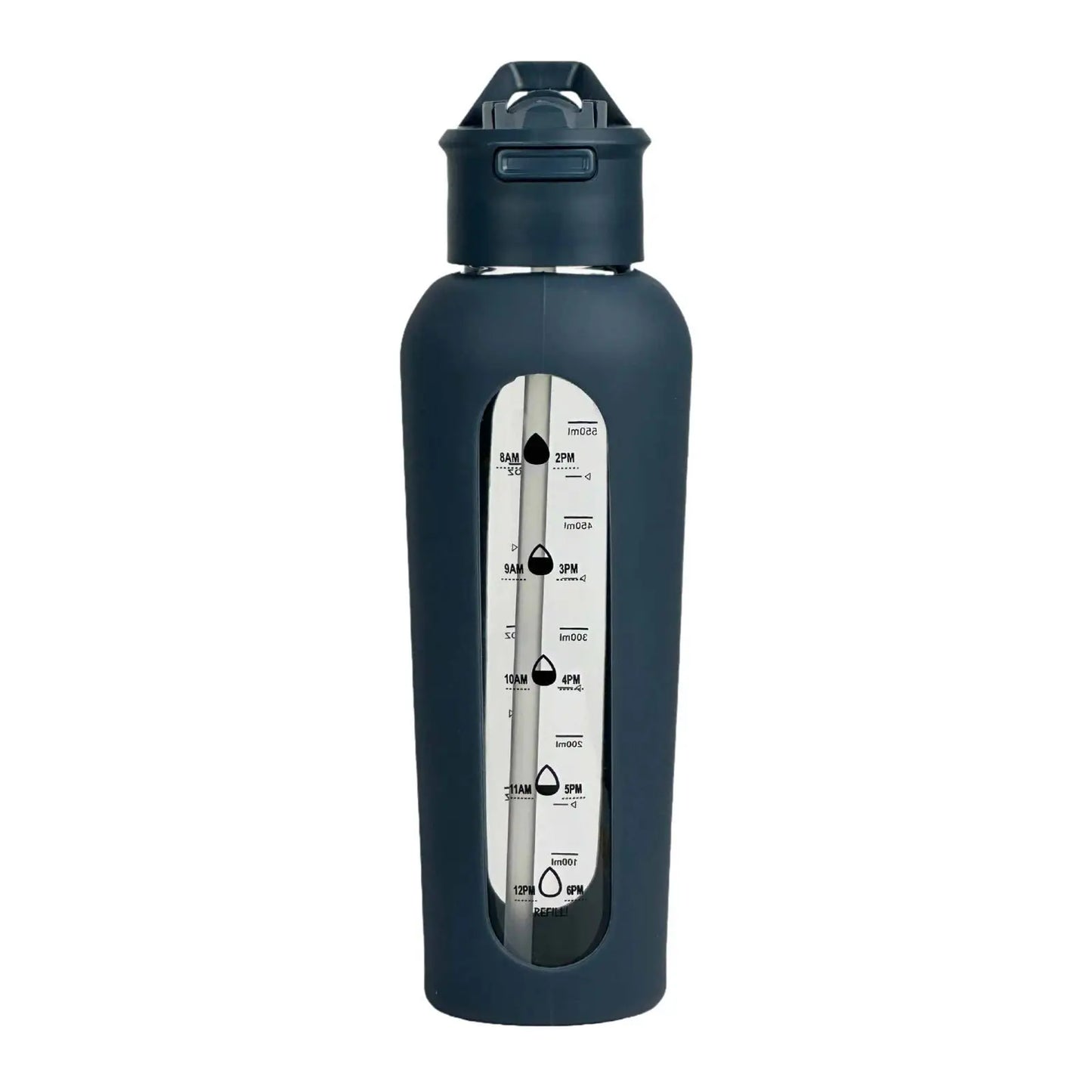Water Bottle with Silicone Sleeve