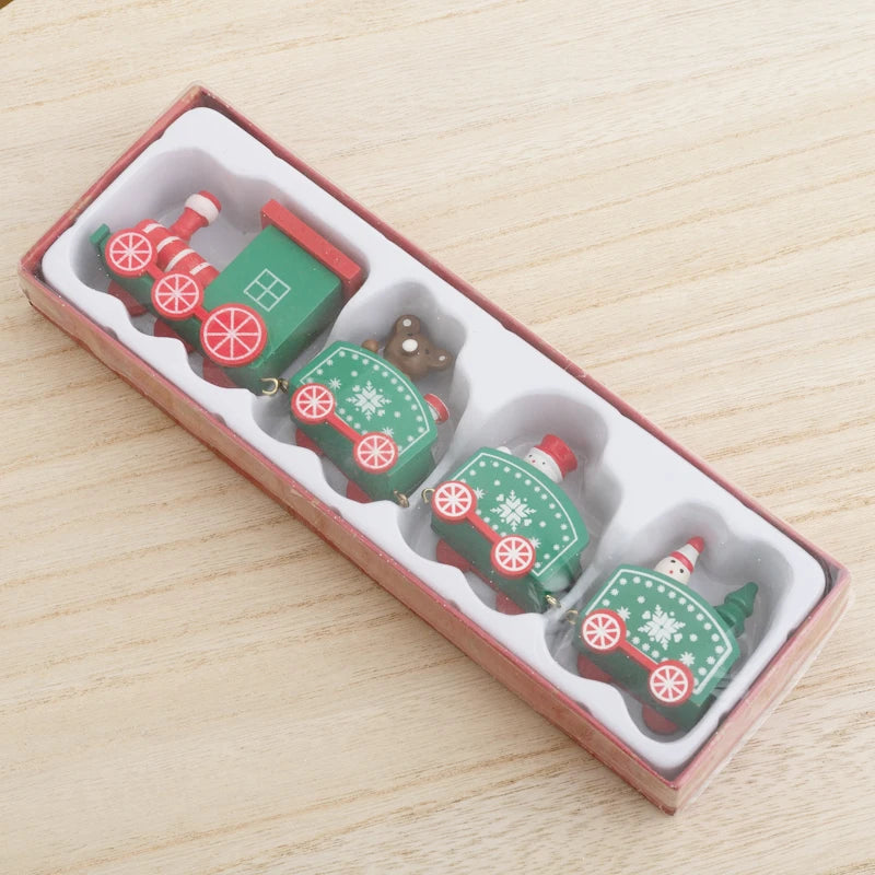 Christmas Wooden Train
