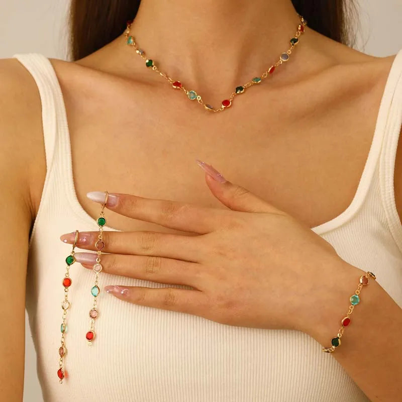 Crystal Jewellery Set