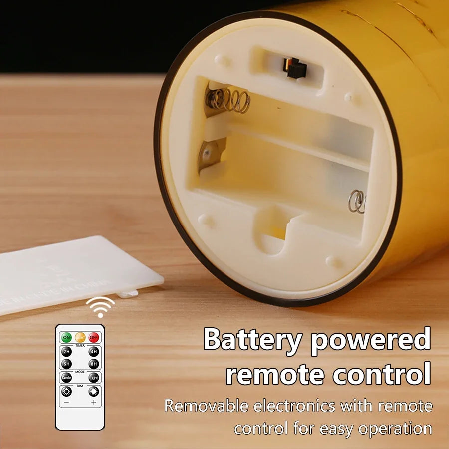 LED Candles with Embedded Star String Battery