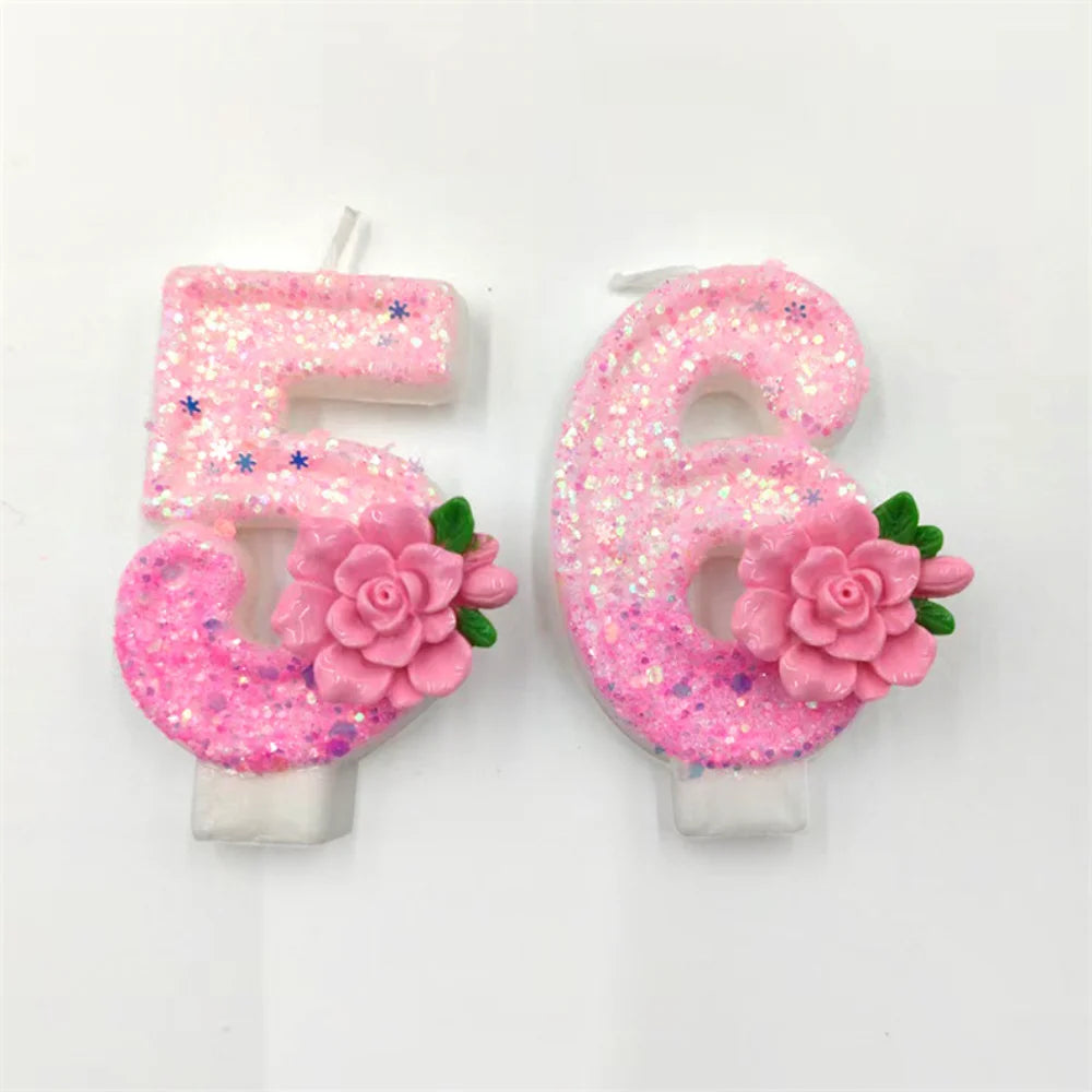 Number Birthday Candle Decoration