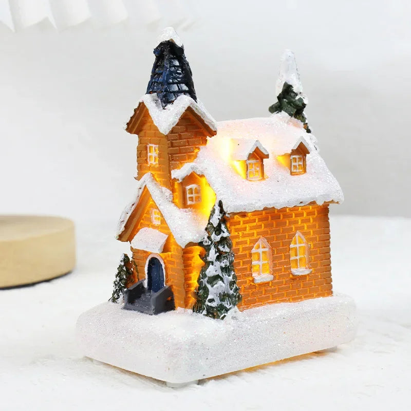 Christmas Decoration LED Snow House