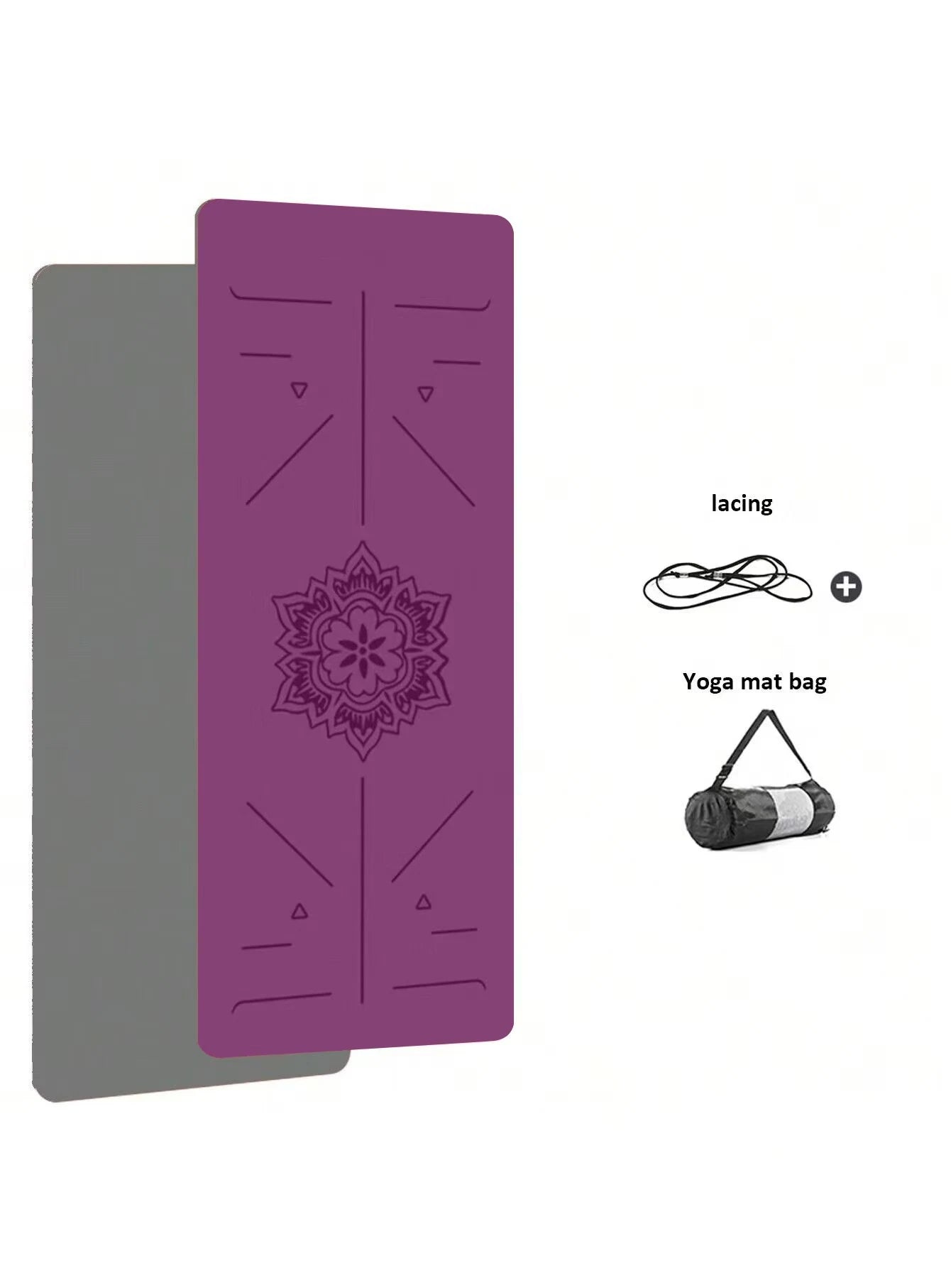 TPEgoyamat Non-slip, Pilates mat, environmentally friendly, Tear resistant thick yoga mat, suitable for family exercise mat,