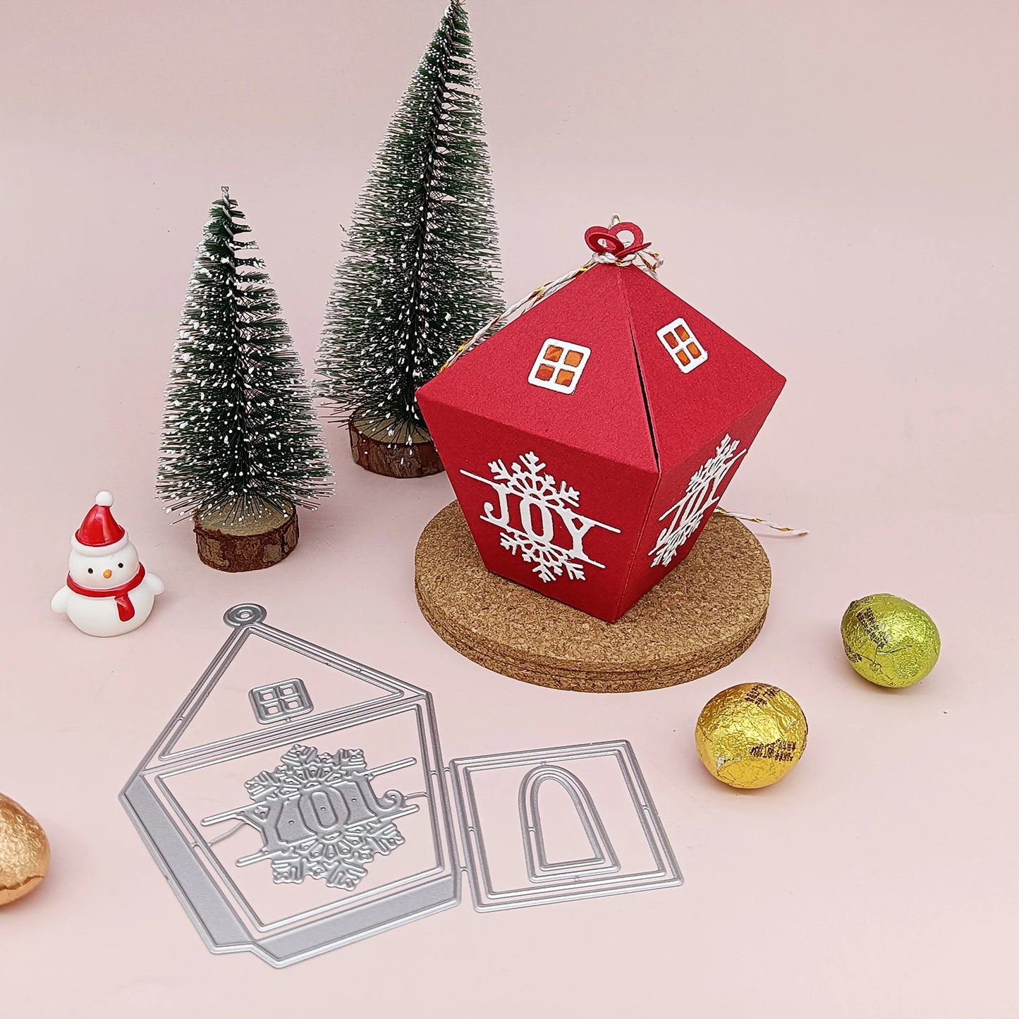 Christmas Holiday Lamp Gift Box Candy Box