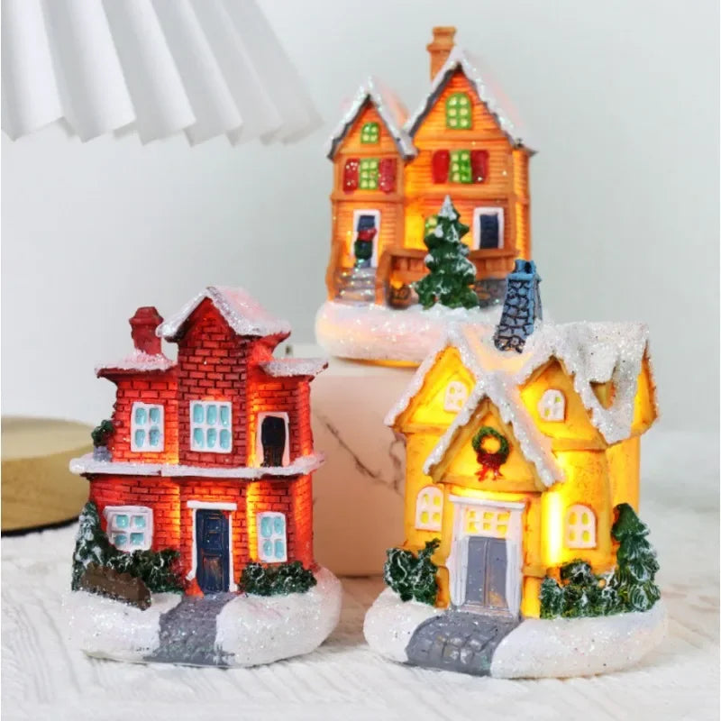 Christmas Decoration LED Snow House