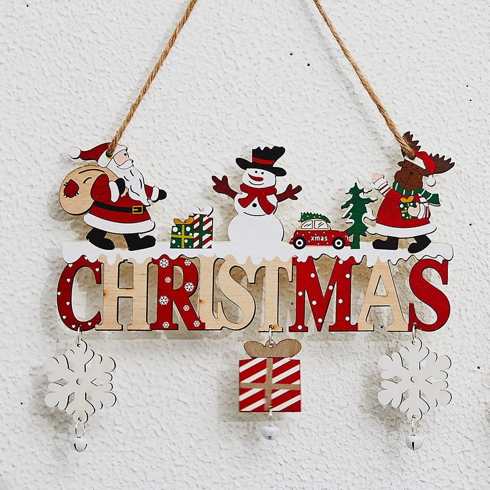 Christmas Hanging Pendant Wooden