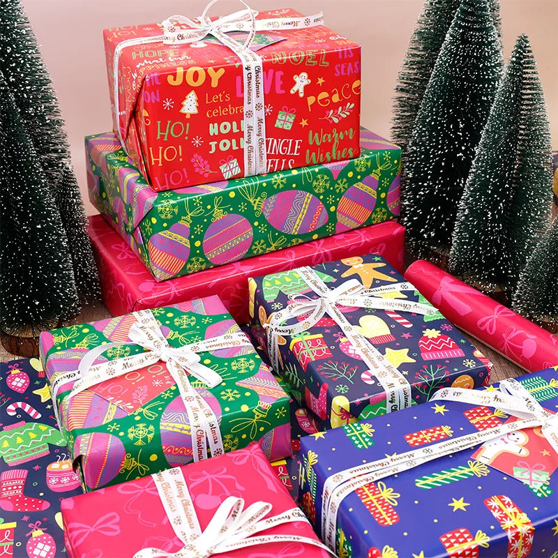 Christmas Kraft Wrapping Paper