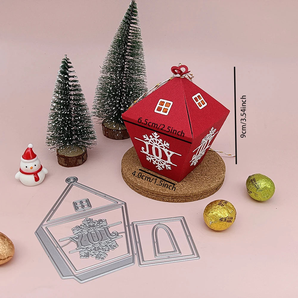 Christmas Holiday Lamp Gift Box Candy Box