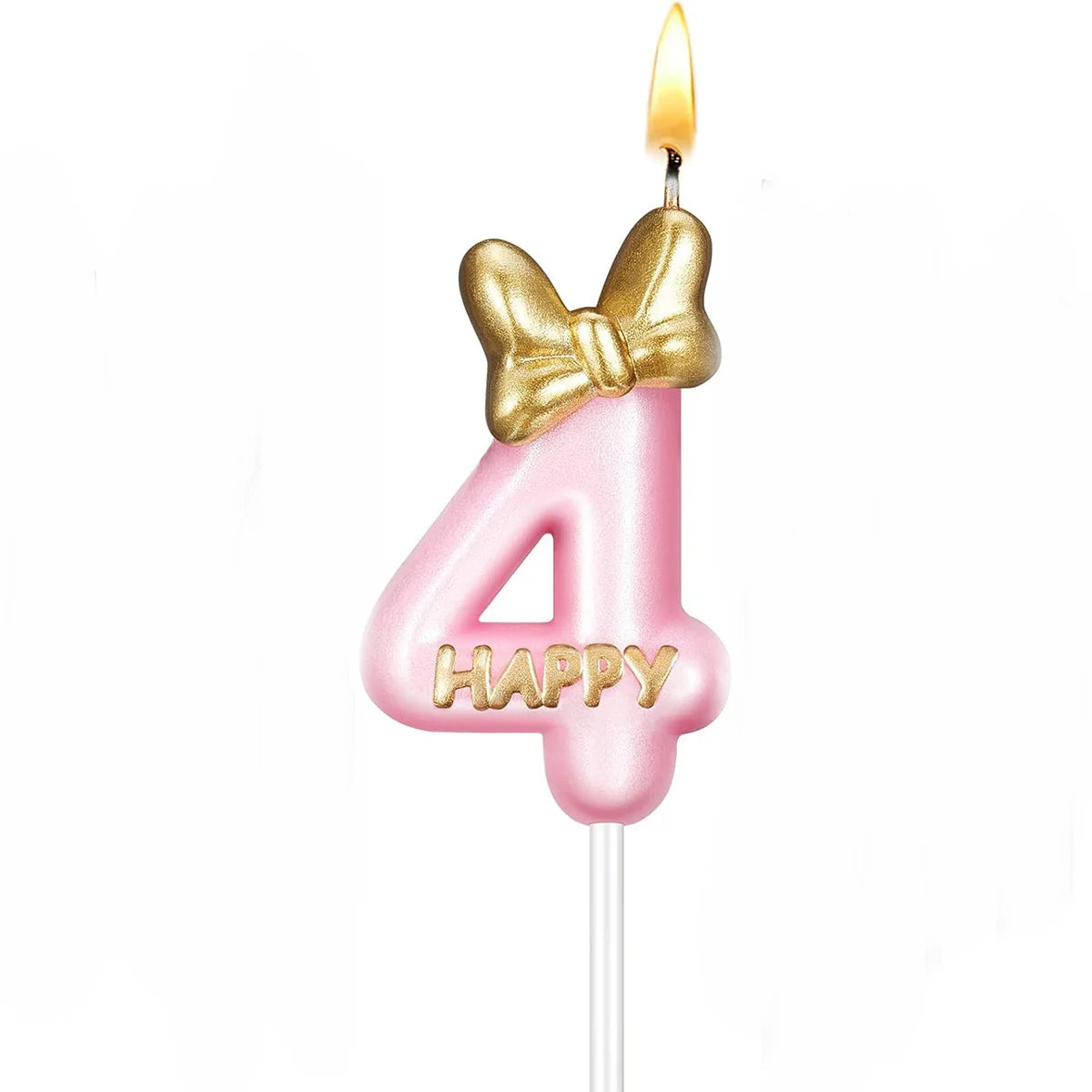 Pink Birthday Candle