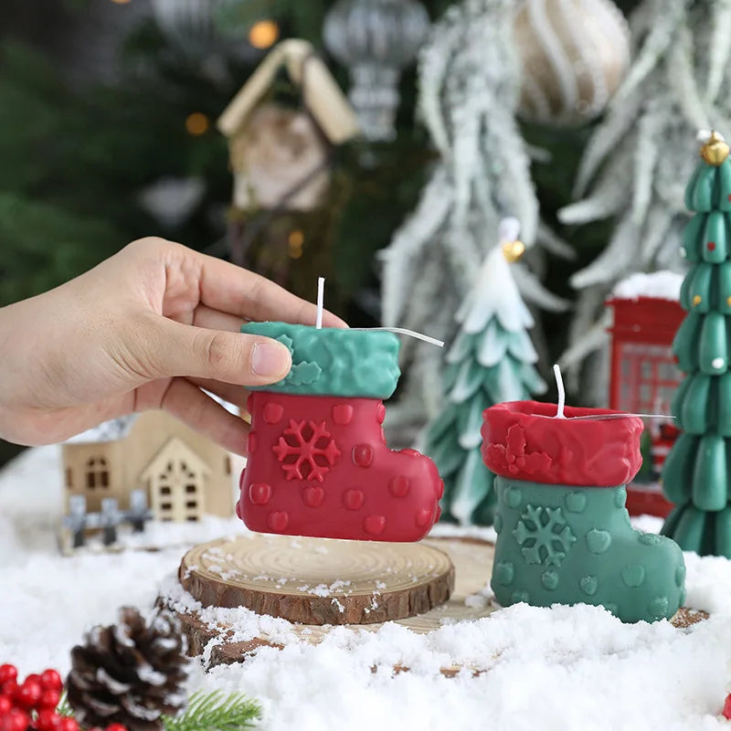 New Christmas Socks | Aromatherapy Candles | Christmas Candles | Handheld Gifts | Romantic Fragrance