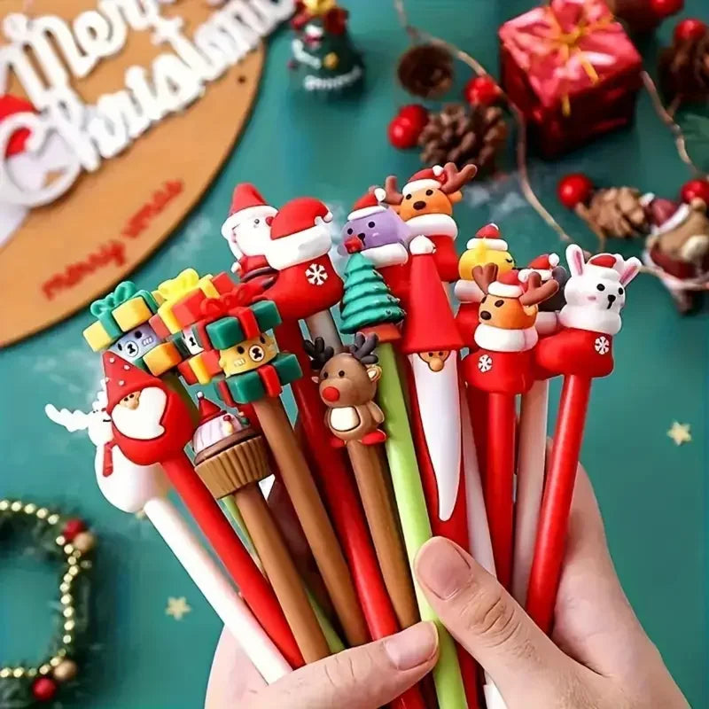 12 Christmas Themed Neutral Pens