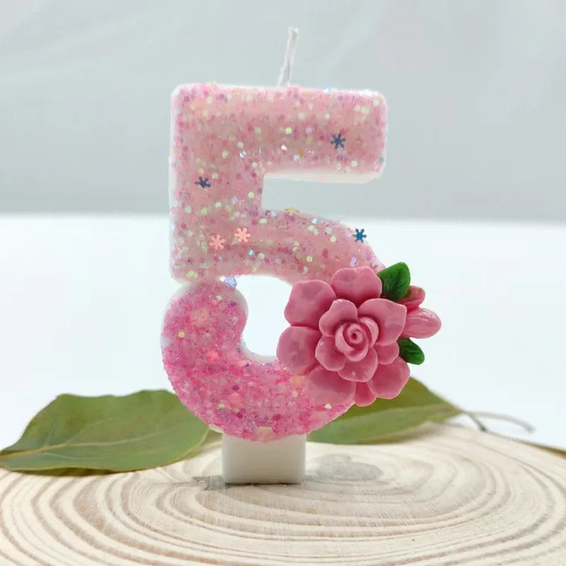 Number Birthday Candle Decoration