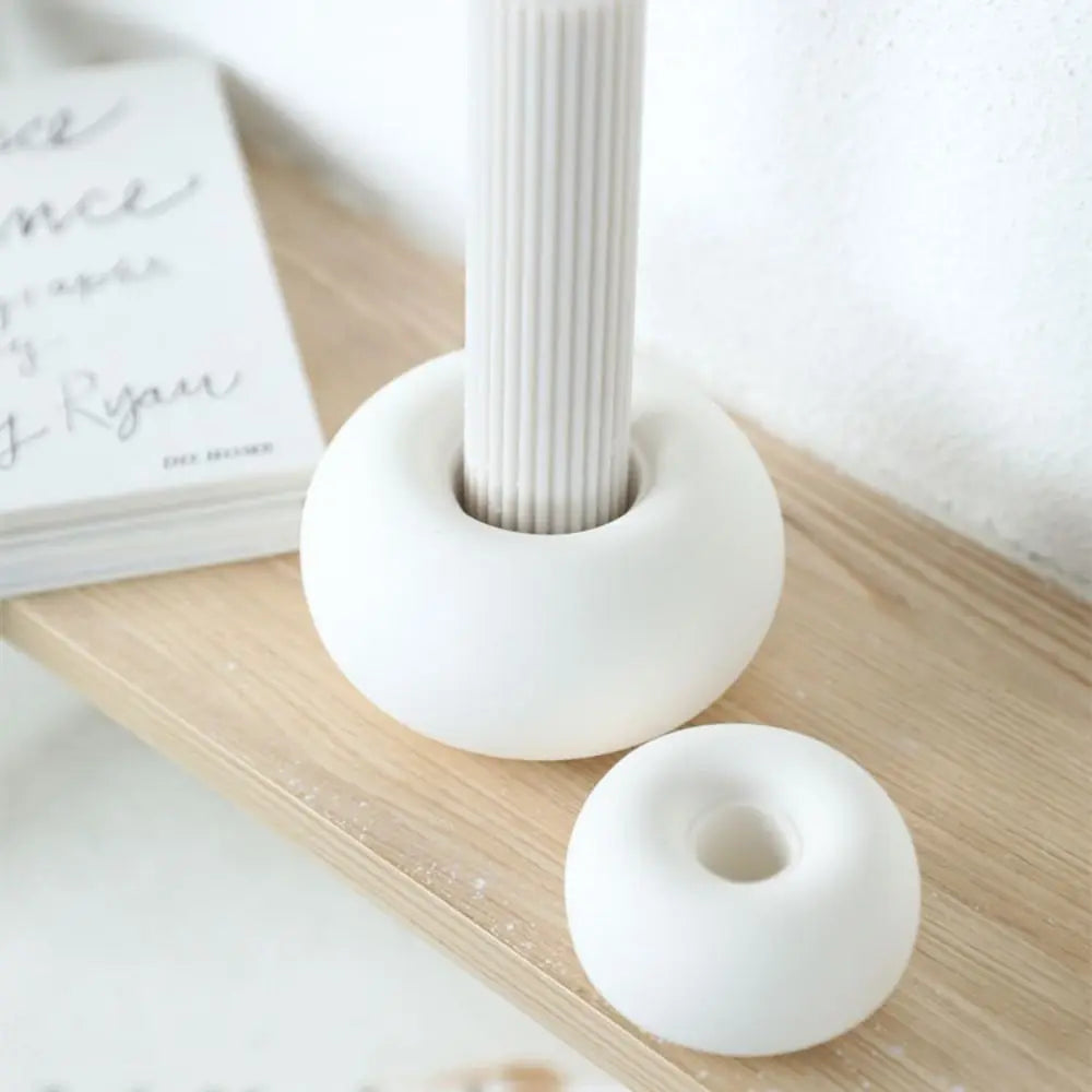 Ceramic Candle Holder | Modern Decorative