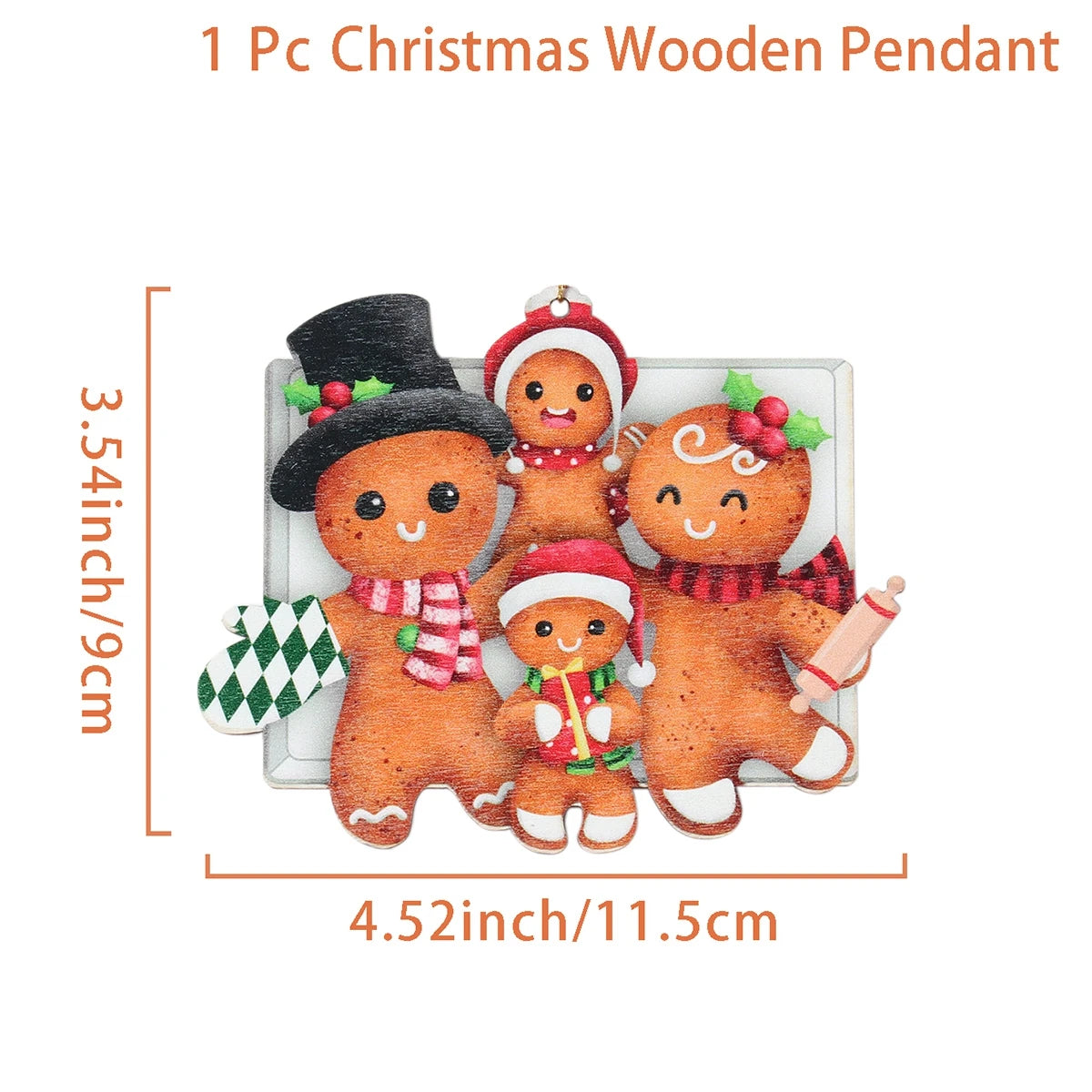 Christmas Wooden Tree Hanging Ornaments Christmas Decor For Home