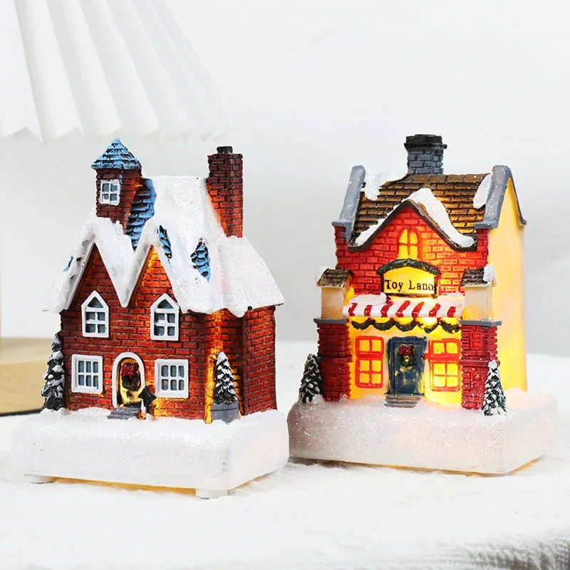 Christmas Decoration LED Snow House