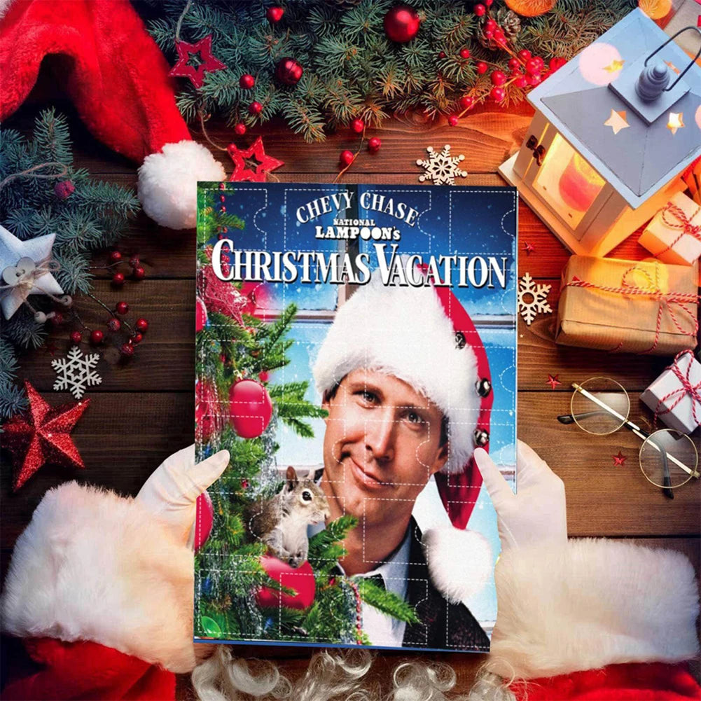 Christmas Classic Movie Advent Calendar | Festival Theme Calendar | Home Countdown Calendar