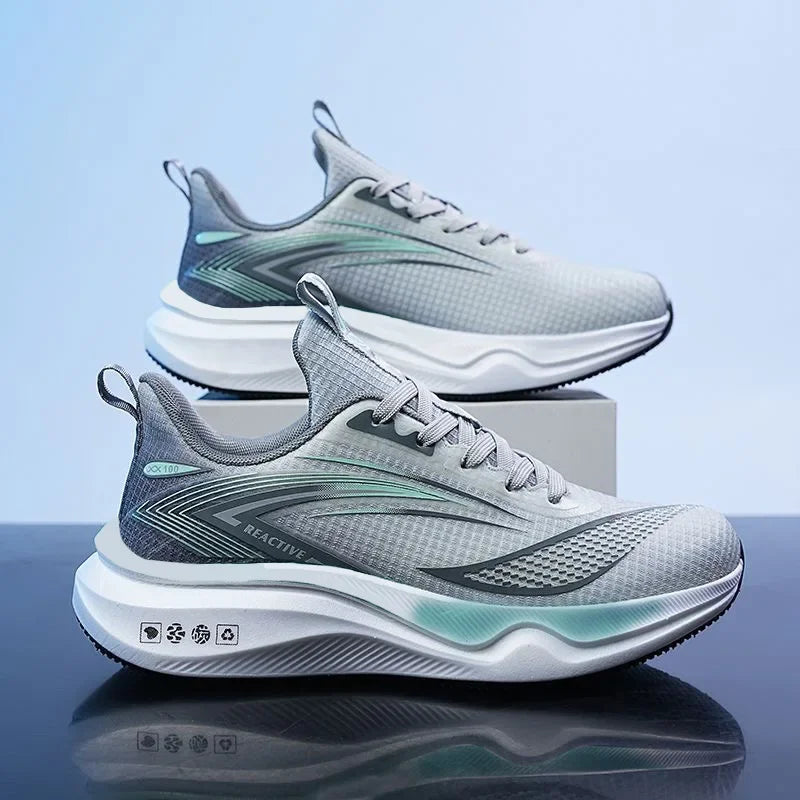 Unisex sports shoes thick soled, non slip and lightweight running