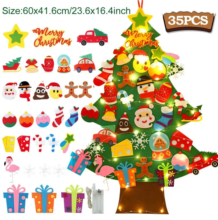 DIY Felt Christmas Tree | Decorations For Home