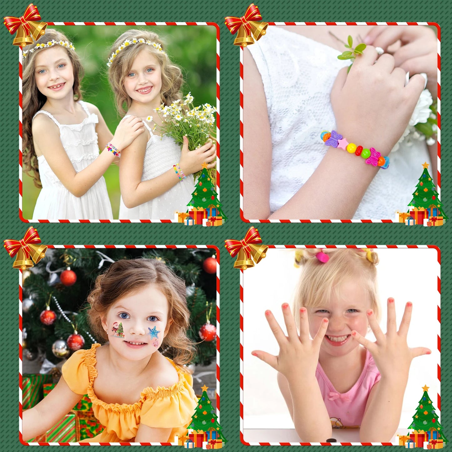 Christmas Makeup Set For Children | Hairpins | Necklaces | Jewellery