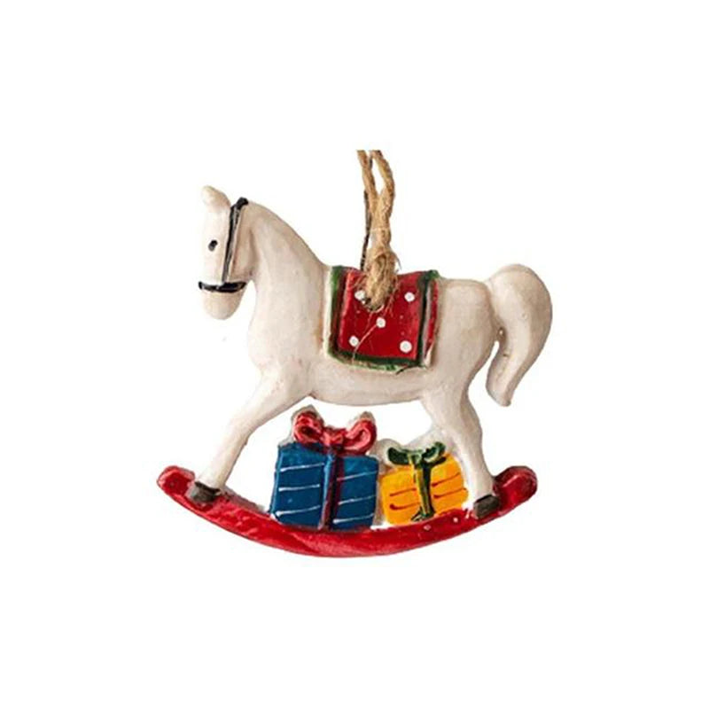 Horse Christmas Socks Tree Decoration