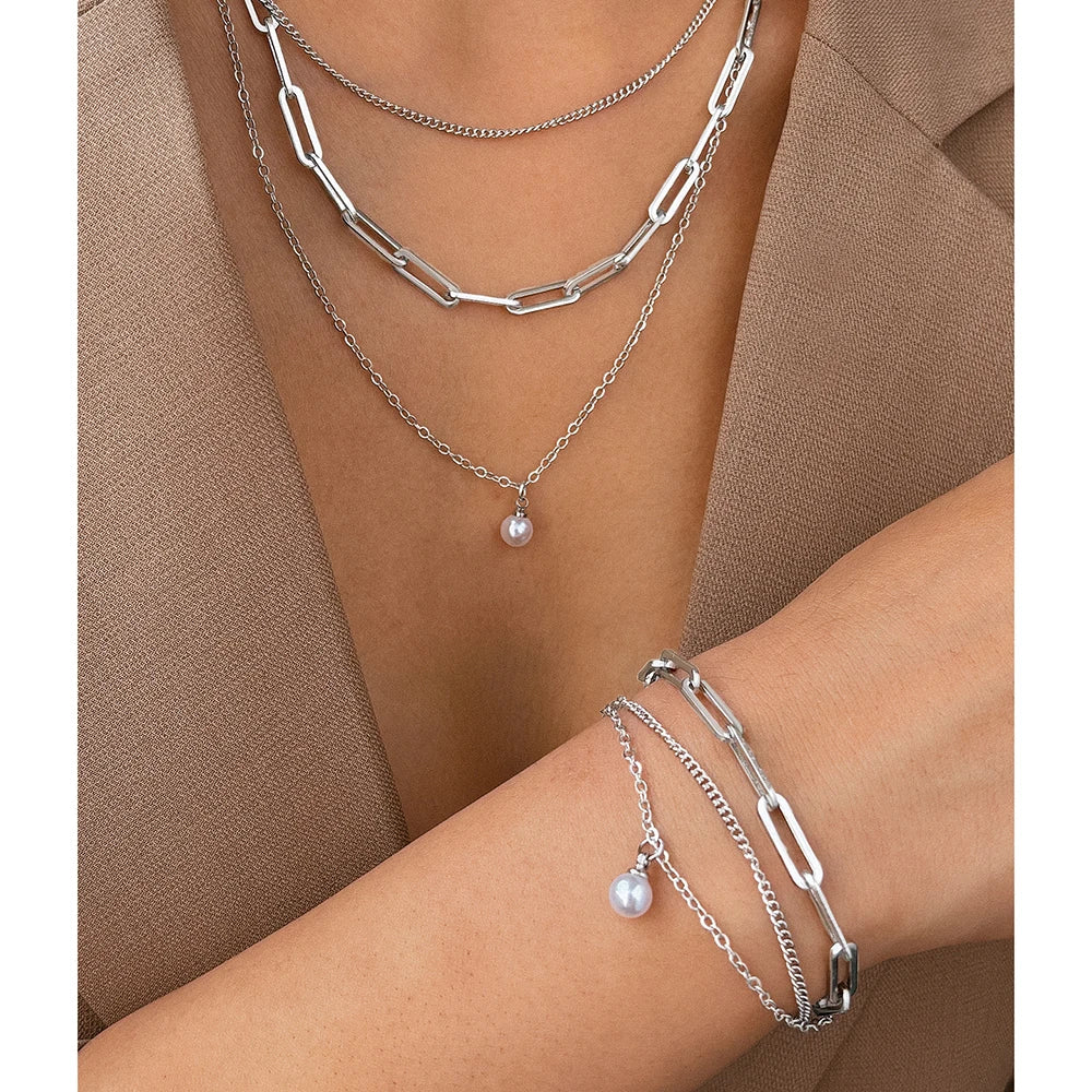Stainless Steel Jewelry Set