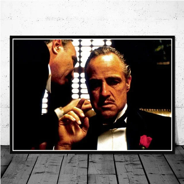 Classic Gangster Movie Actor Wall Art Pictures | Home Decoration