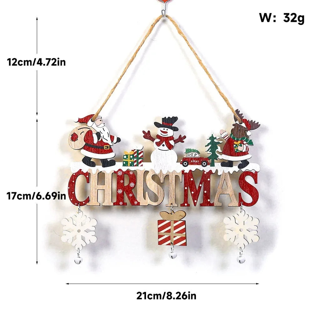 Christmas Hanging Pendant Wooden
