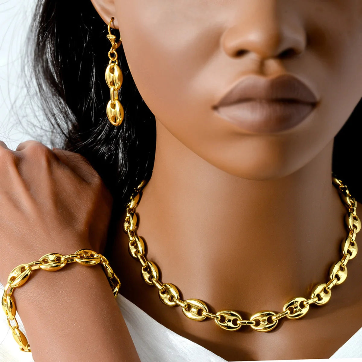 18K Gold Jewellery Set