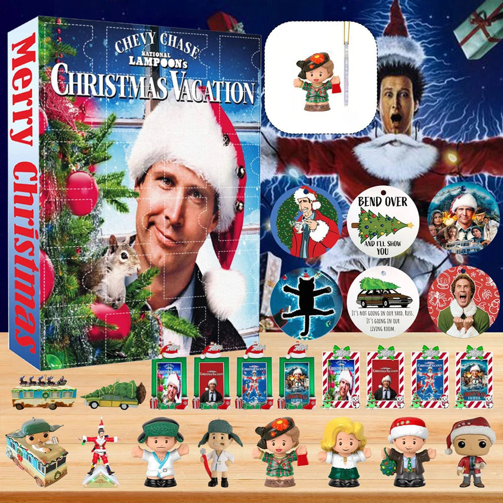 Christmas Classic Movie Advent Calendar | Festival Theme Calendar | Home Countdown Calendar