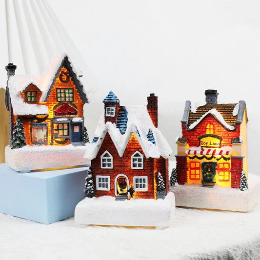 Christmas Decoration LED Snow House