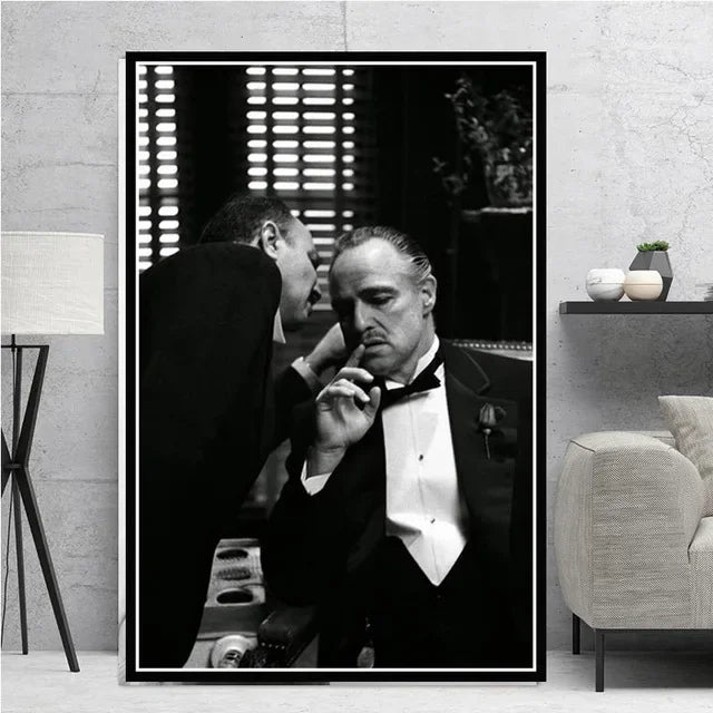 Classic Gangster Movie Actor Wall Art Pictures | Home Decoration