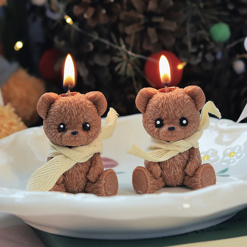 Christmas Bear Candles | Aromatic Candles