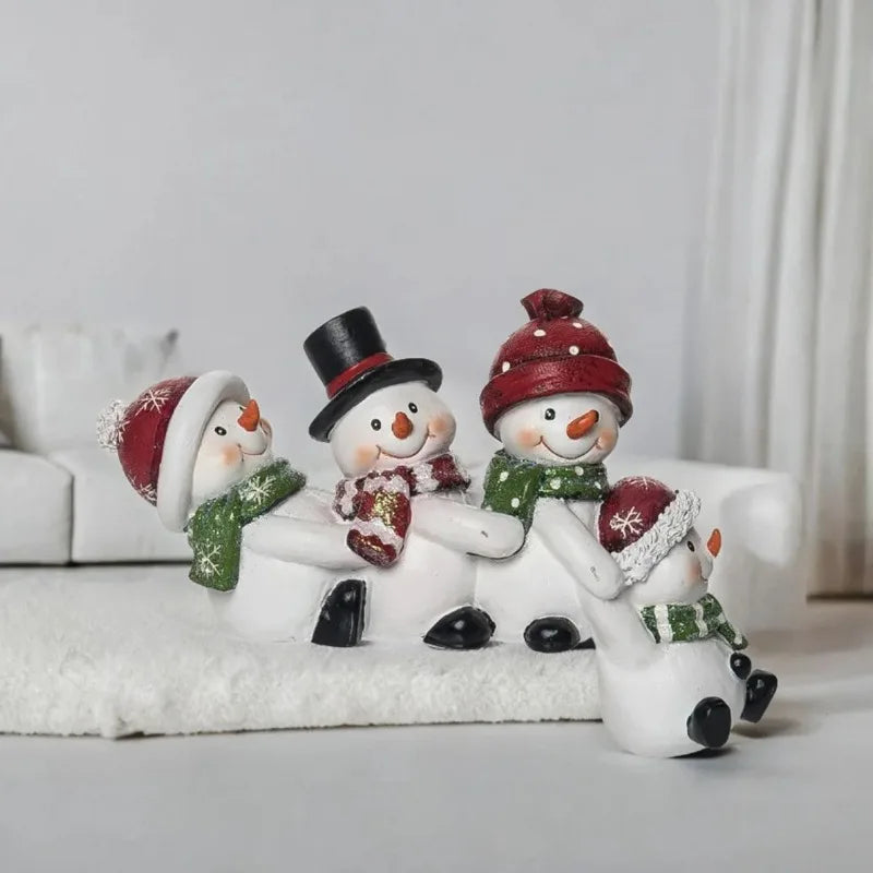 Christmas Resin Snowman Winter Decoration