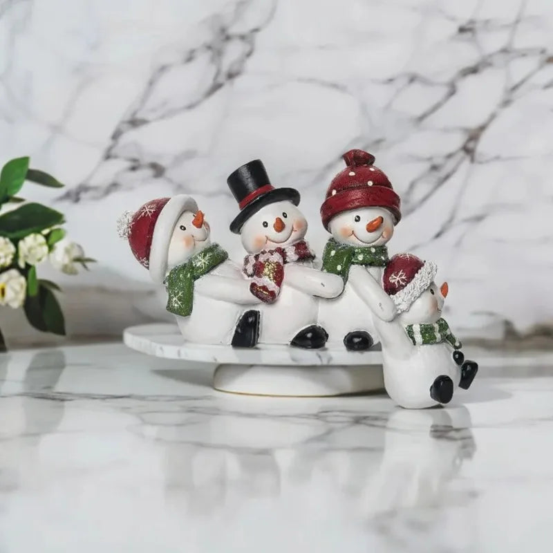 Christmas Resin Snowman Winter Decoration