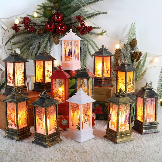 Christmas Candelabra Lamps Decoration