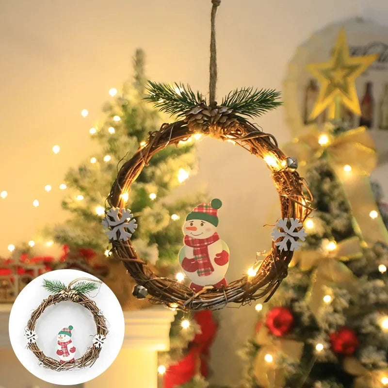 LED Christmas garland decorative light string