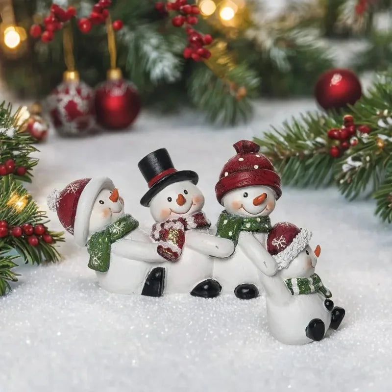Christmas Resin Snowman Winter Decoration