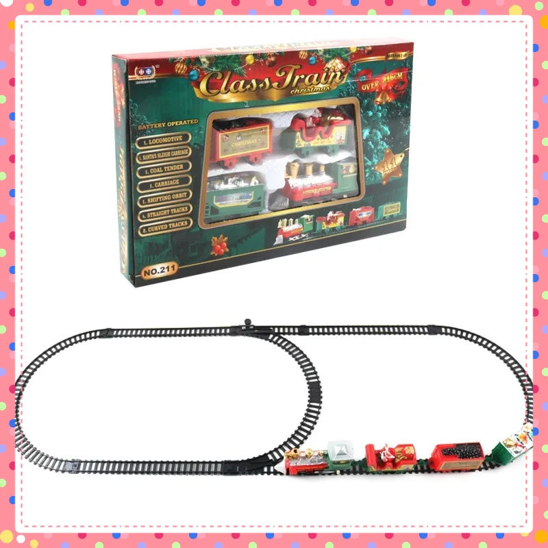 Christmas Train Set | Railway Tracks Toys Decor | Christmas Tree Train | Gift Toy For Kids
