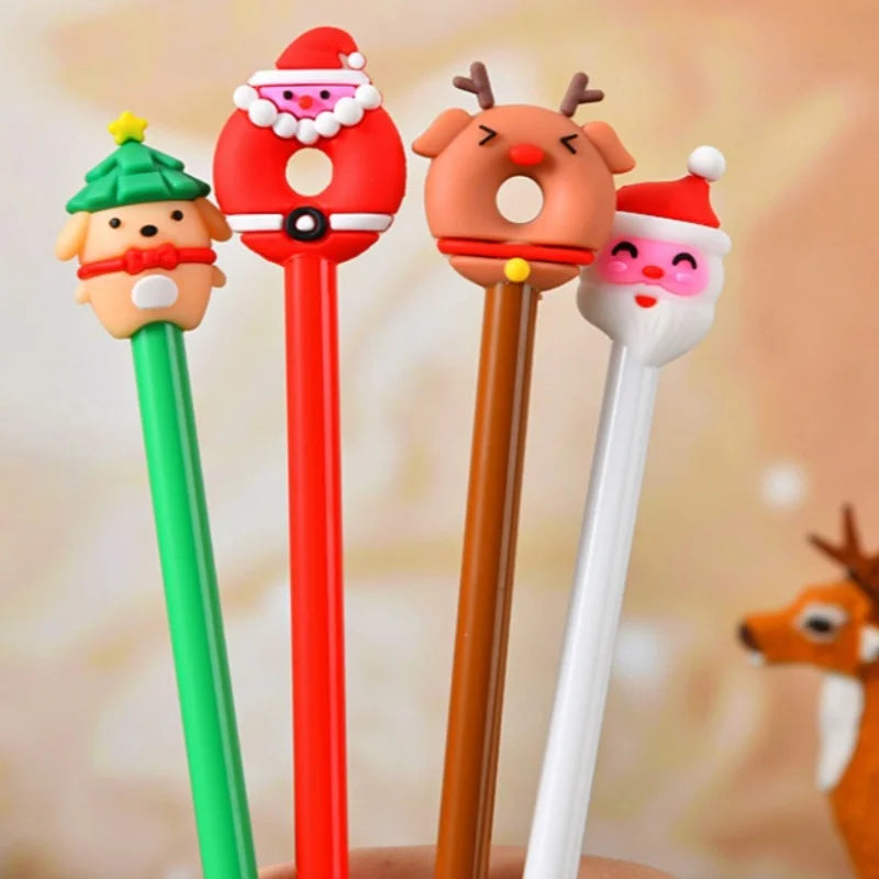 12 Christmas Themed Neutral Pens