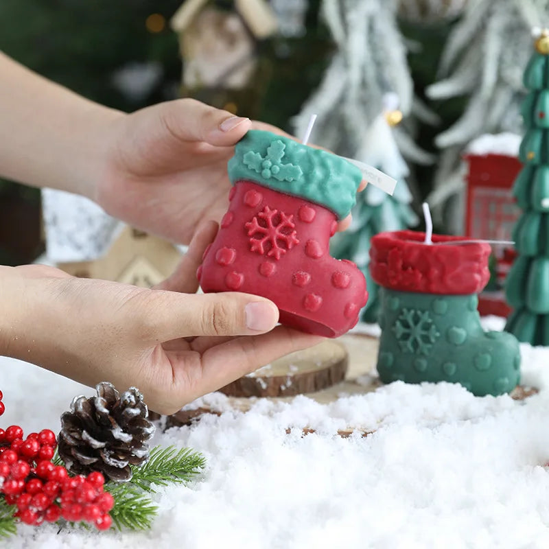 New Christmas Socks | Aromatherapy Candles | Christmas Candles | Handheld Gifts | Romantic Fragrance