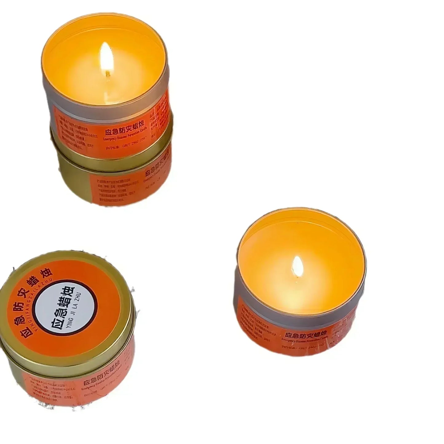 Emergency Candles for Household Power Outages Windproof Smokeless
