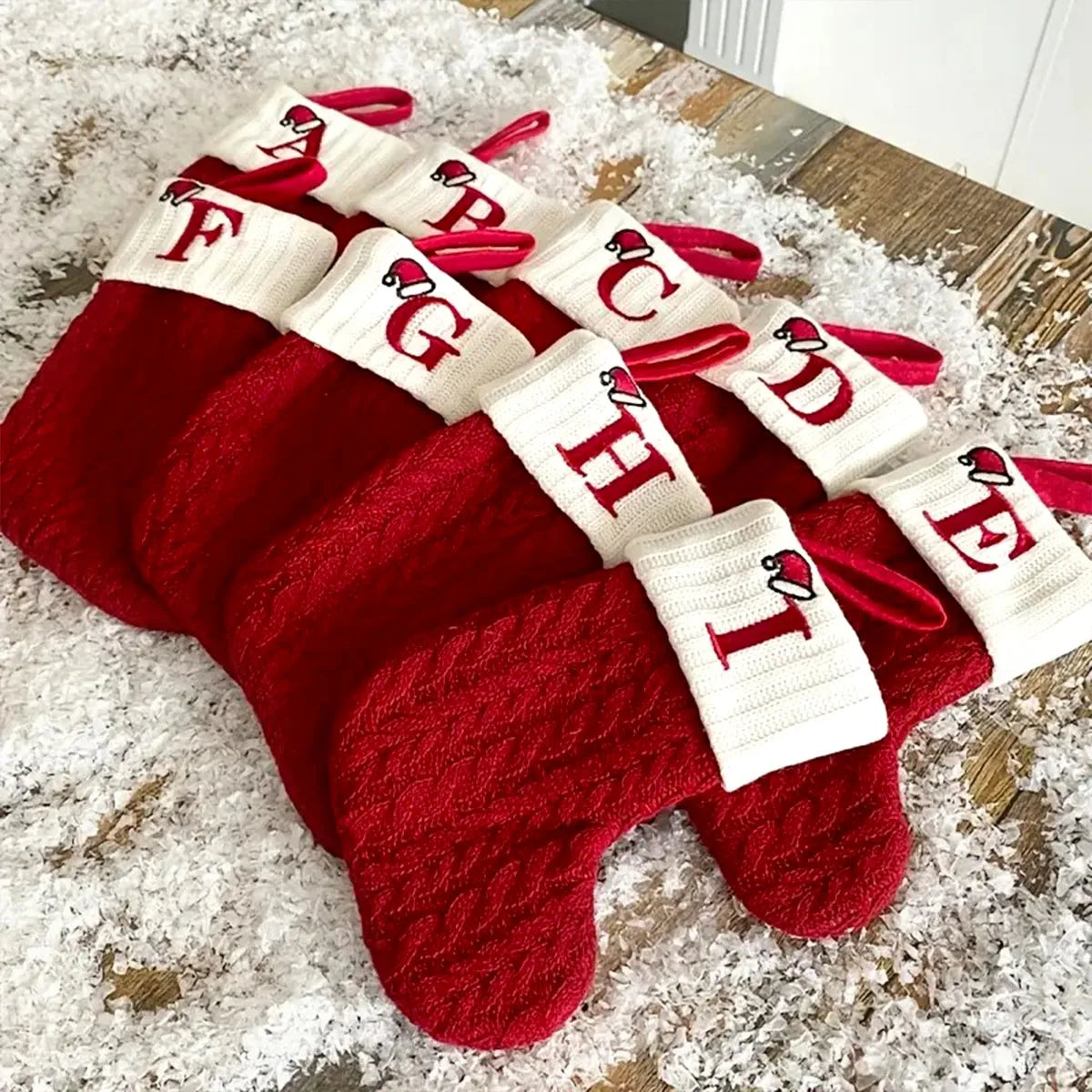Christmas Letters Stocking Decor For Home