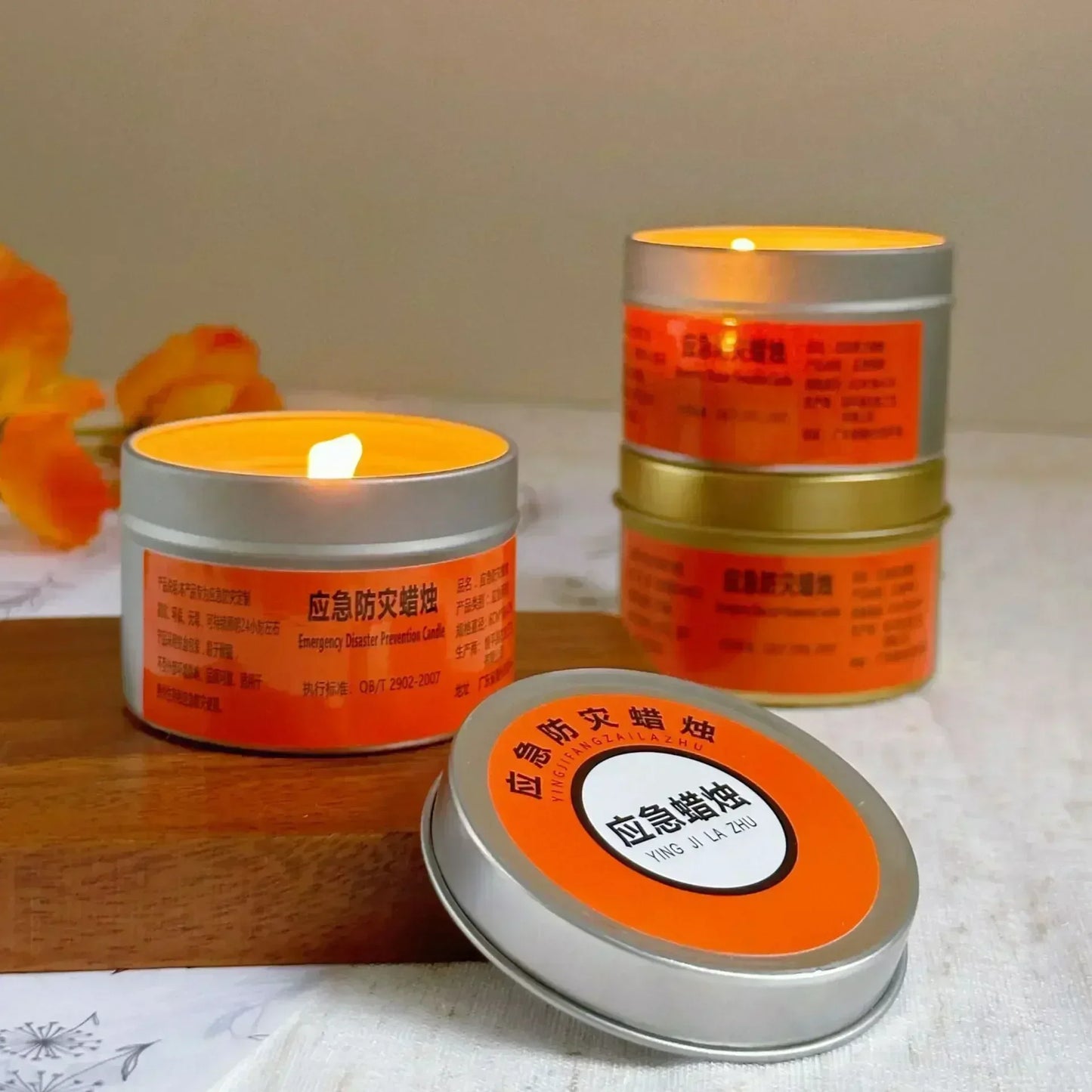 Emergency Candles for Household Power Outages Windproof Smokeless