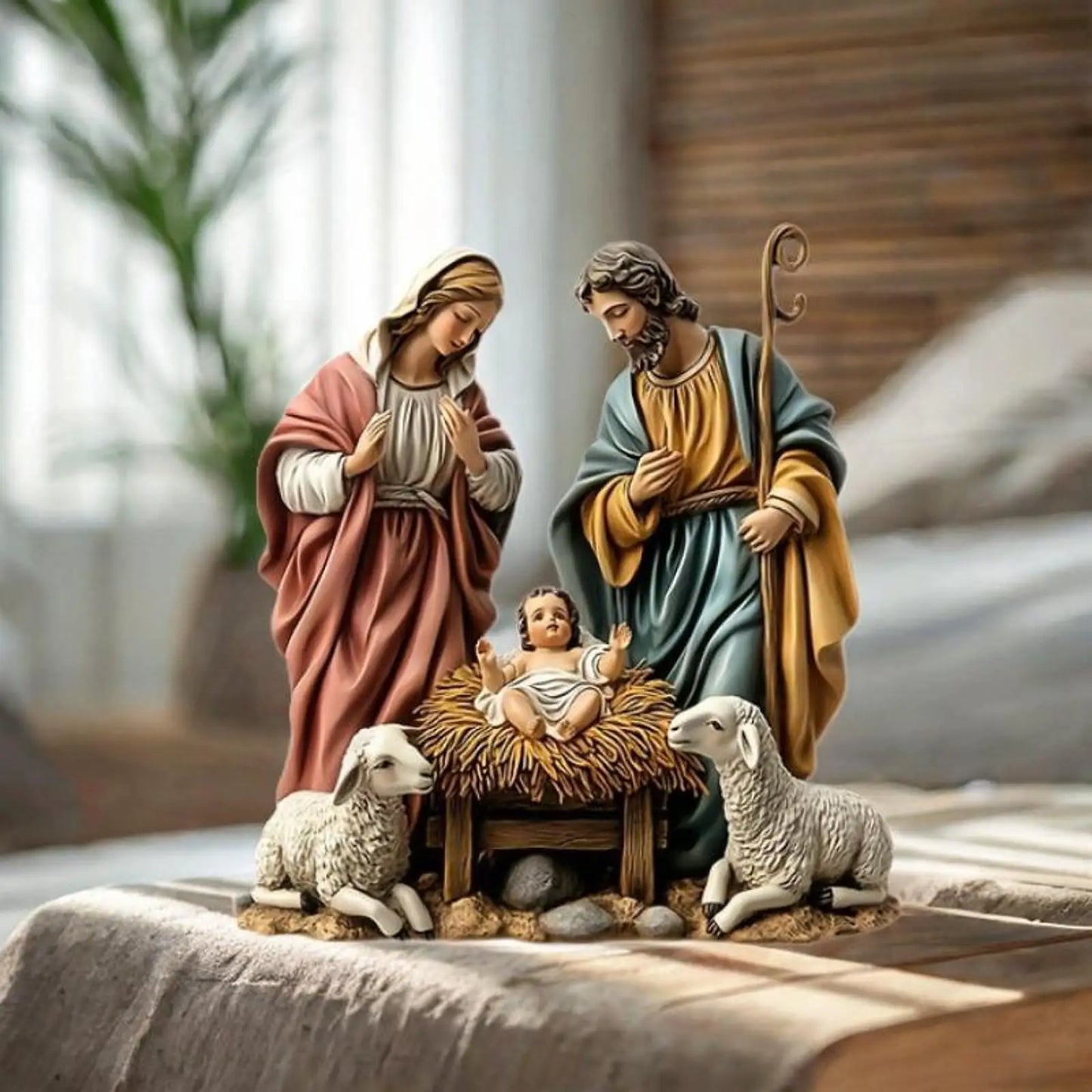 Christmas Nativity Scene For Home Decoration
