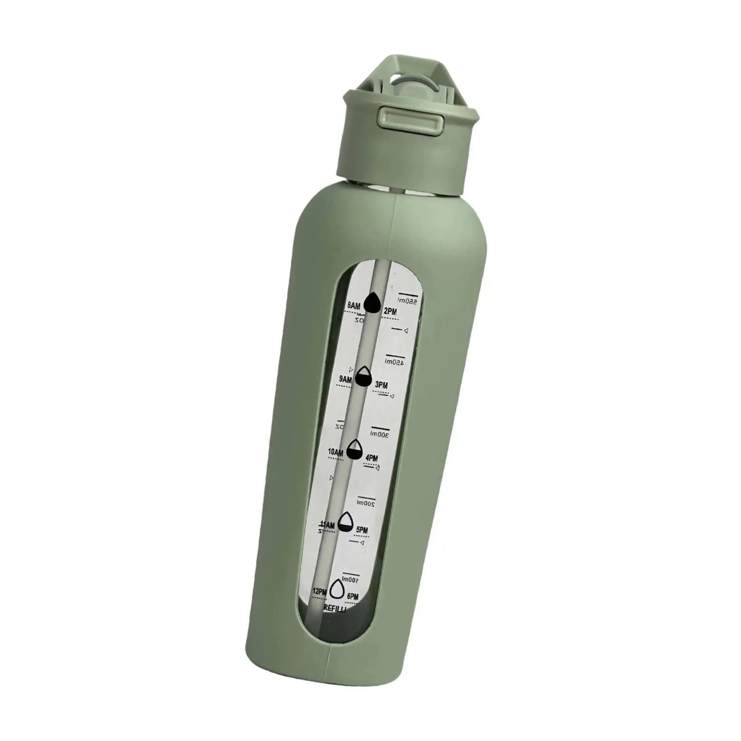 Water Bottle with Silicone Sleeve