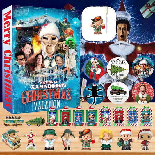 Christmas Classic Movie Advent Calendar | Festival Theme Calendar | Home Countdown Calendar