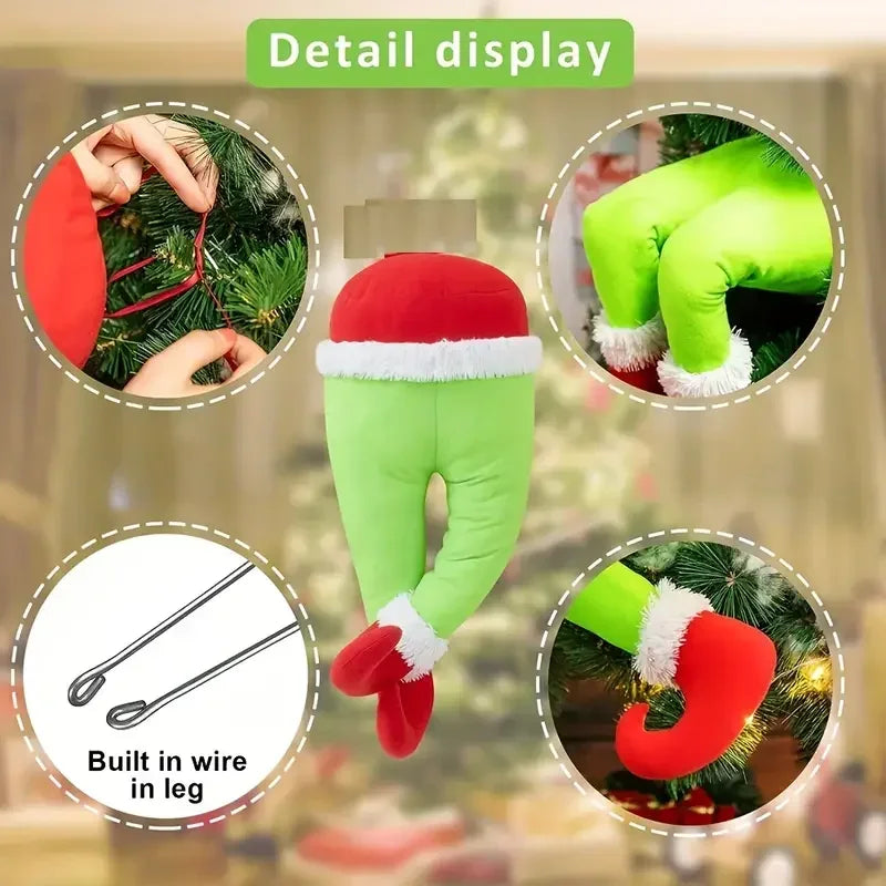 Christmas Tree Decoration | Santa Elf Legs
