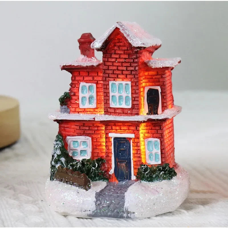 Christmas Decoration LED Snow House